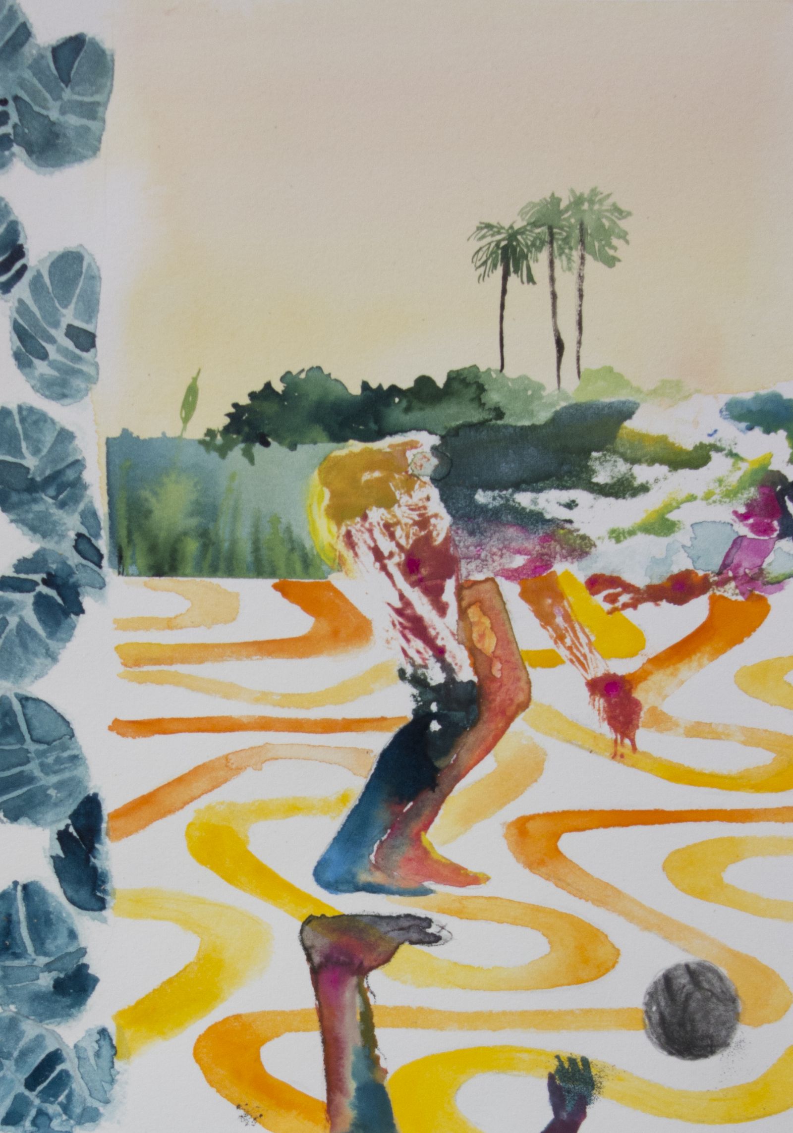 06-mag-la-lutte-amoureuse-1-dessin-prep-aquarelle-gouache-et-graphite-sur-papier-diptyque-2-x-23-x-30-5-cm-2016-bd-51e518299f76814786d02b27b7ed7830