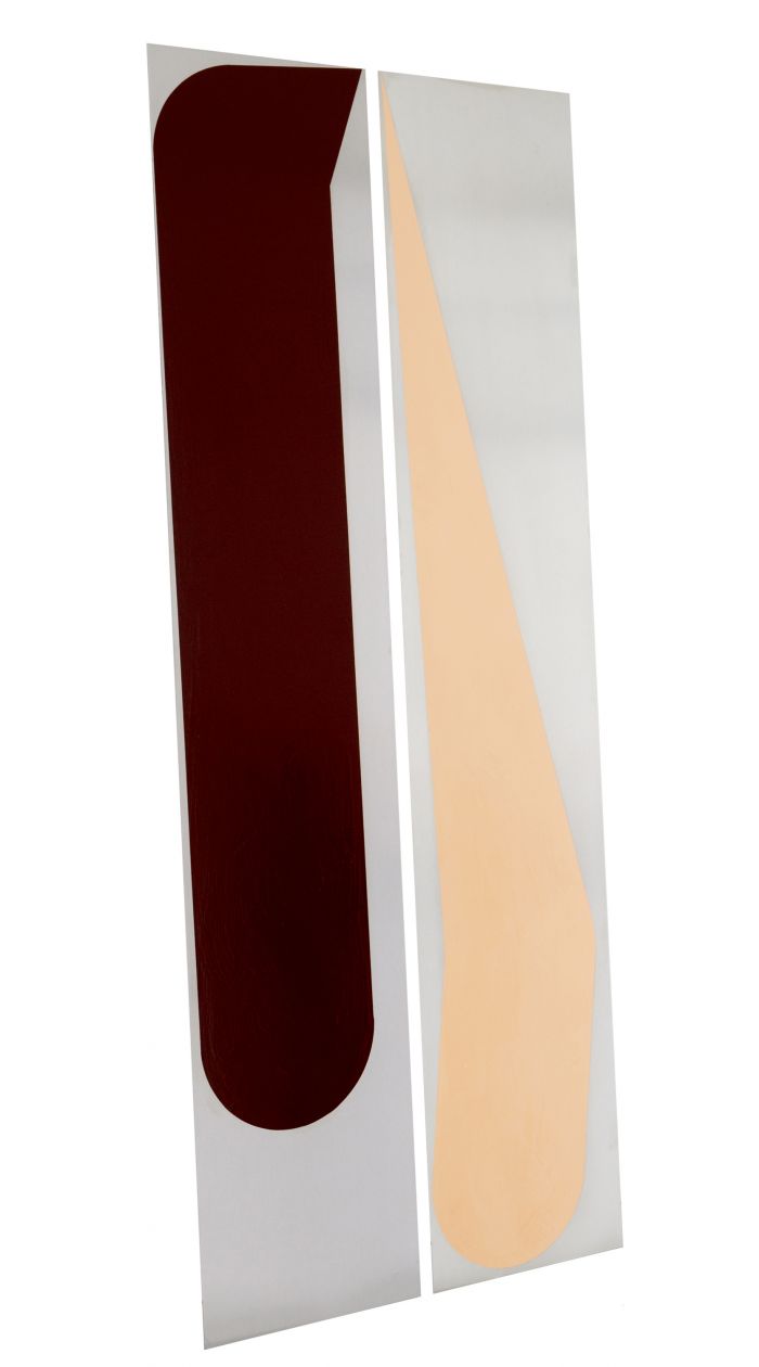 benoit-gehanne-projections-15-2013-laque-sur-aluminium-2-plaques-200x38cm-8fd31f82f815c31286a9d4757c4b57dc